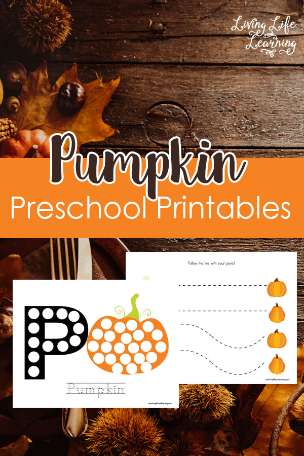 Pumpkin Preschool Printables