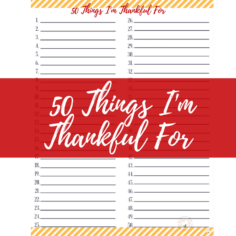 It is so easy for our children )and ourselves) to forget all the things that we have to be thankful for. However, when you begin to make a list a lot of times you can fill up a whole sheet and never even hit the tip of the iceberg.  Here is a great printable to help you and your children count those blessing!