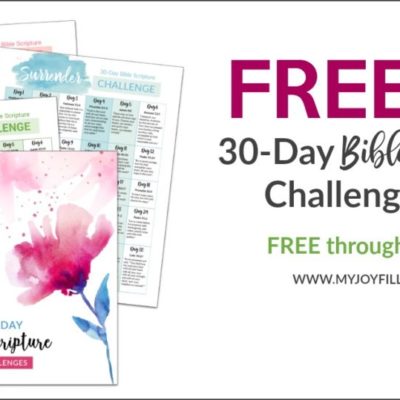 30 Day Bible Scripture Challenge Pack